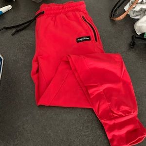 Red FNF joggers
